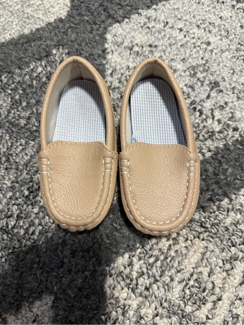 Toddler Classic Slip-On Loafers in Beige